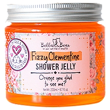 Bella & Bear Shower Jelly Fizzy Clementine, 6.7 Fluid ounce