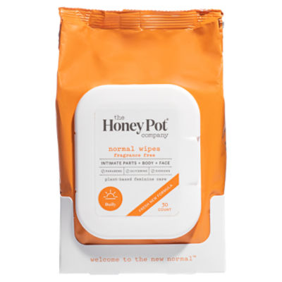 The Honey Pot Company Daily Normal Wipes, 30 count - The Fresh Grocer