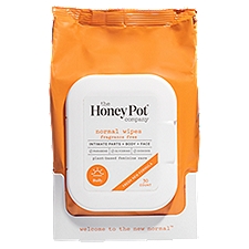 The Honey Pot Daily Normal, Wipes, 30 Each