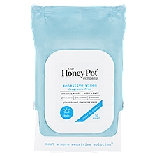 The Honey Pot Company Daily Sensitive Wipes, 30 count
