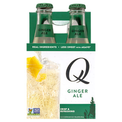 Q Ginger Ale, Spectacular - 4 pack, 7.5 fl oz cans