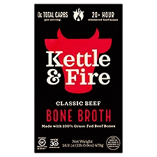 Kettle & Fire Classic Beef Bone Broth, 16.9 oz