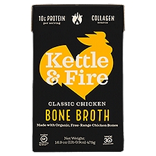 Kettle & Fire Classic Chicken Bone Broth, 16.9 oz