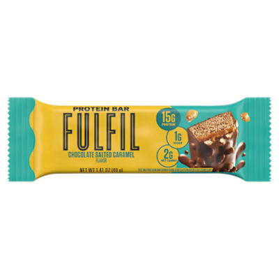 FULFIL Chocolate Salted Caramel Flavored Protein Bar, 1.41 oz