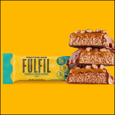 Fulfil Chocolate Salted Caramel Flavor Protein Bar, 1.41 oz