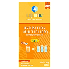 Liquid I.V. Hydration Multiplier Tangerine, Immune Support Drink Mix, 5.65 Ounce