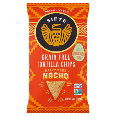 Siete Grain Free Nacho Tortilla Chips, 5 oz ShopRite