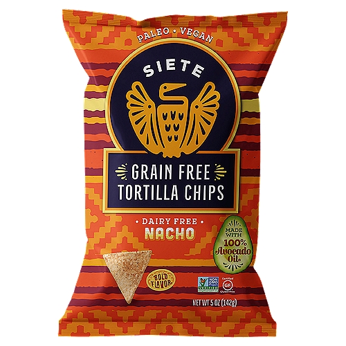 Siete Grain Free Nacho Tortilla Chips, 5 oz
What is Cassava?
Cassava is a root vegetable and staple crop in many parts of the world, including Latin America, Africa, and Asia.