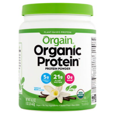 Orgain Organic Protein Plant-Based Protein Powder, 16.3 oz
