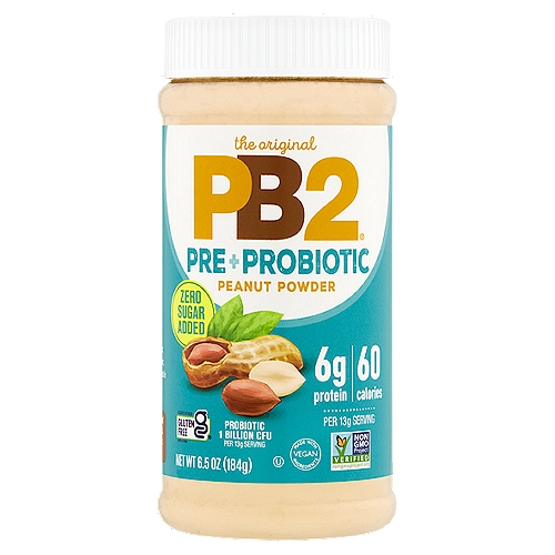 PB2 The Original Pre + Probiotic Peanut Powder, 6.5 oz