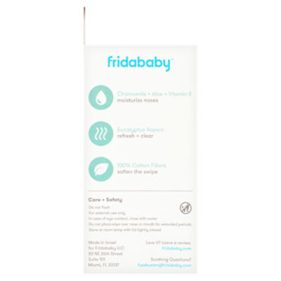 Fridababy BreatheFrida Vapor Wipes - 30 wipes