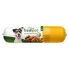 Freshpet Healthy & Natural Dog Food, Fresh Chicken Roll, 6lb