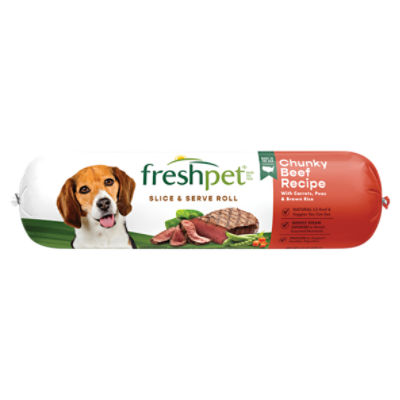 Freshpet Healthy & Natural Dog Food, Fresh Beef Roll, 1.5lb, 1.5 Pound