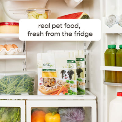 Freshpet Chunky Beef Recipe with Carrots, Peas & Brown Rice Dog Food, 1.5 lb