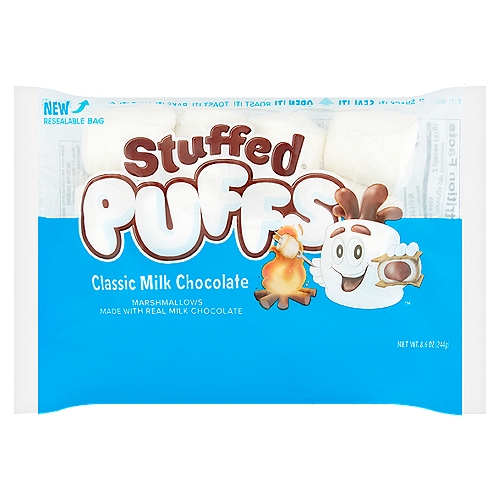 Stuffed Puffs Classic Milk Chocolate Marshmallows, 8.6 oz