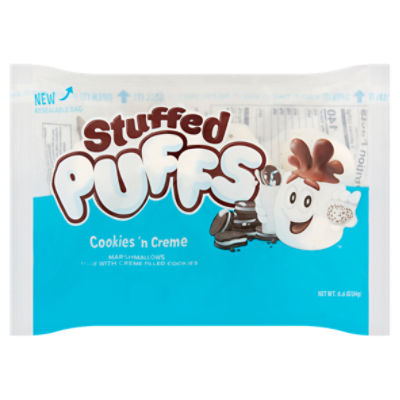 Stuffed Puffs Cookies 'n Creme Filled Marshmallows, 8.6 oz