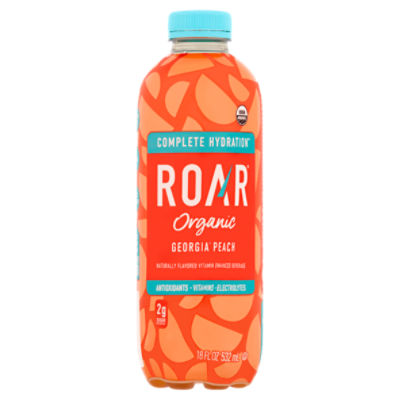 Peach Hydration Drink, 12 Pack - ROAR Organic