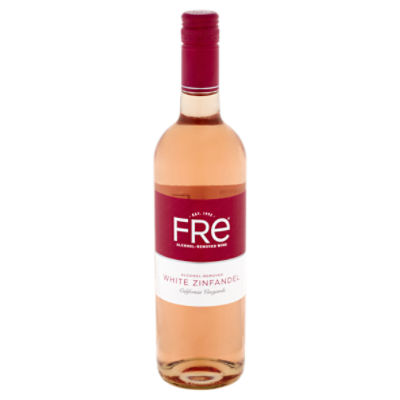 Fre White Zinfandel Alcohol-Removed Wine, 25.4 fl oz
