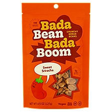 Bada Bean Bada Boom Sweet Sriracha Crunchy Broad Beans, 4.5 oz