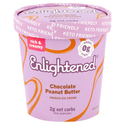 Enlightened Chocolate Peanut Butter French Ice Cream, 16 fl oz
