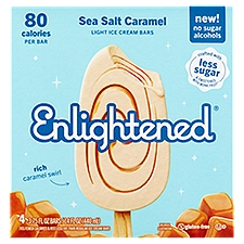 Enlightened Sea Salt Caramel Light Ice Cream Bars, 3.5 fl oz, 4 count