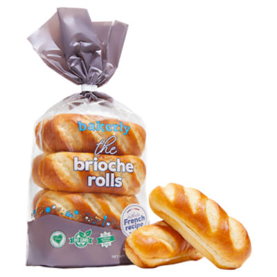 Bakerly The Brioche Rolls, 9.9 oz