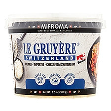 Mifroma Shredded Le Gruyère Cheese from Switzerland, 3.5 oz