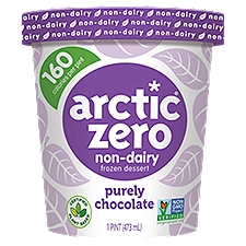 Arctic Zero Purely Chocolate Non-Dairy Frozen Dessert, 1 pint