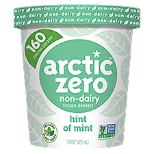 Arctic Zero Hint of Mint Non-Dairy, Frozen Dessert, 16 Ounce