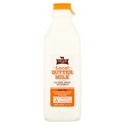 Five Acre Farms Local Buttermilk, one quart - The Fresh Grocer