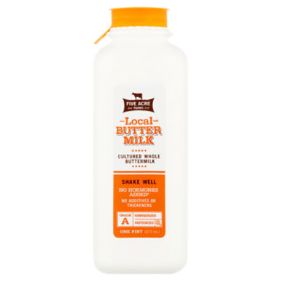 Five Acre Farms Local Buttermilk, one pint