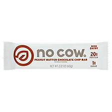 No Cow Peanut Butter Chocolate Chip Bar, 2.12 oz