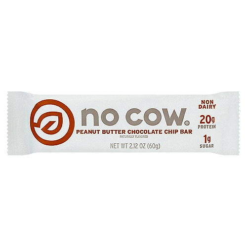 No Cow Peanut Butter Chocolate Chip Bar, 2.12 oz