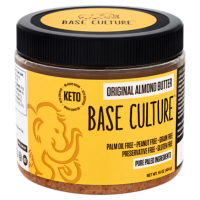 Base Culture Original Almond Butter, 16 oz