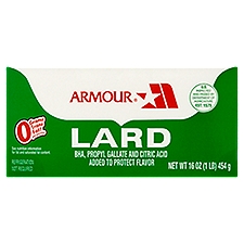 Armour Lard, 16 oz, 16 Ounce