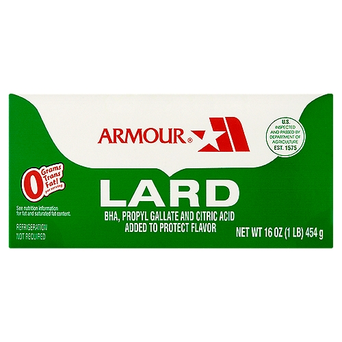 Armour Lard, 16 oz