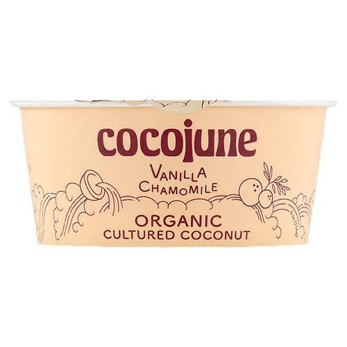 Cocojune Vanilla Chamomile Organic Cultured Coconut