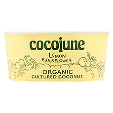 Cocojune Lemon Elder Flower Organic Cultured Coconut