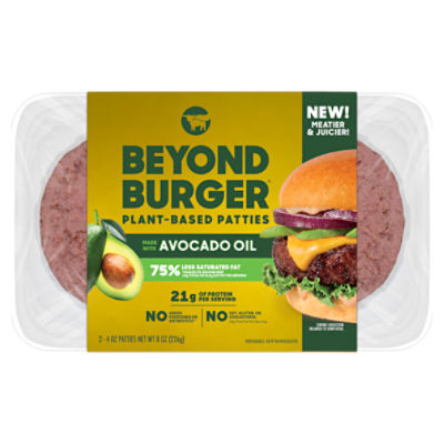 Beyond Burger Plant-Based Patties, 4 oz, 2 count
