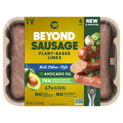 Beyond Meat Beyond Sausage Sweet Italian Plant-Based Links, 4 count, 14 oz