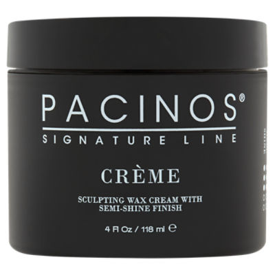 Pacinos Signature Line Crème Sculpting Wax Cream with Semi-Shine Finish, 4 fl oz