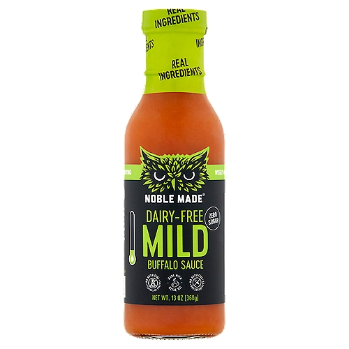 Noble Made Dairy-Free Mild Buffalo Sauce, 13 oz