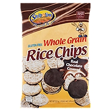 Shibolim Real Chocolate Covered Whole Grain Rice Chips, 3.5 oz