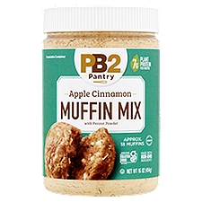 PB2 Pantry Apple Cinnamon with Peanut Powder Muffin Mix, 16 oz