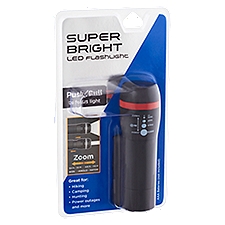 Jacent LED Flashlight, Super Bright, 1 Each