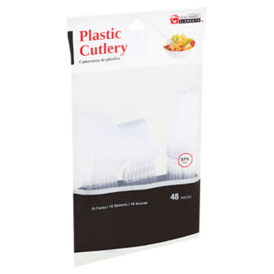 Culinary Elements Plastic Cutlery, 48 count