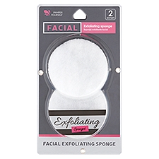 Jacent Facial Exfoliating Sponges, 2 count
