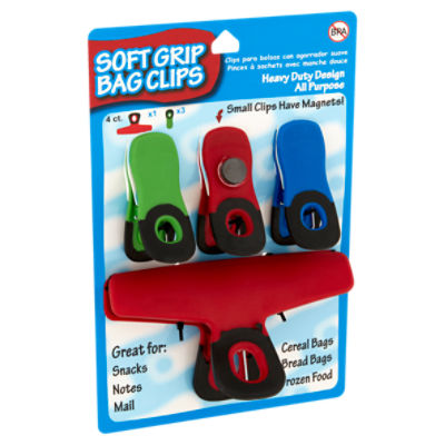 Jacent Soft Grip Bag Clips