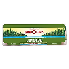 Land O'Lakes 1 Dozen Grade A Jumbo Brown Eggs, 12 Each