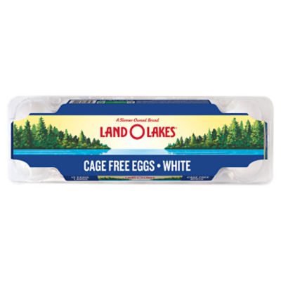 Land O Lakes Large White Cage Free Eggs, 12 Count, 12 Each